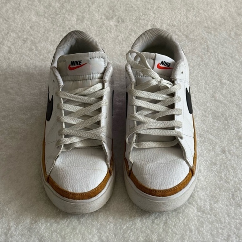 Nike Court Legacy Sneakers White Black Low Top Women’s Size 9.5 Streetwear - Picture 14 of 14